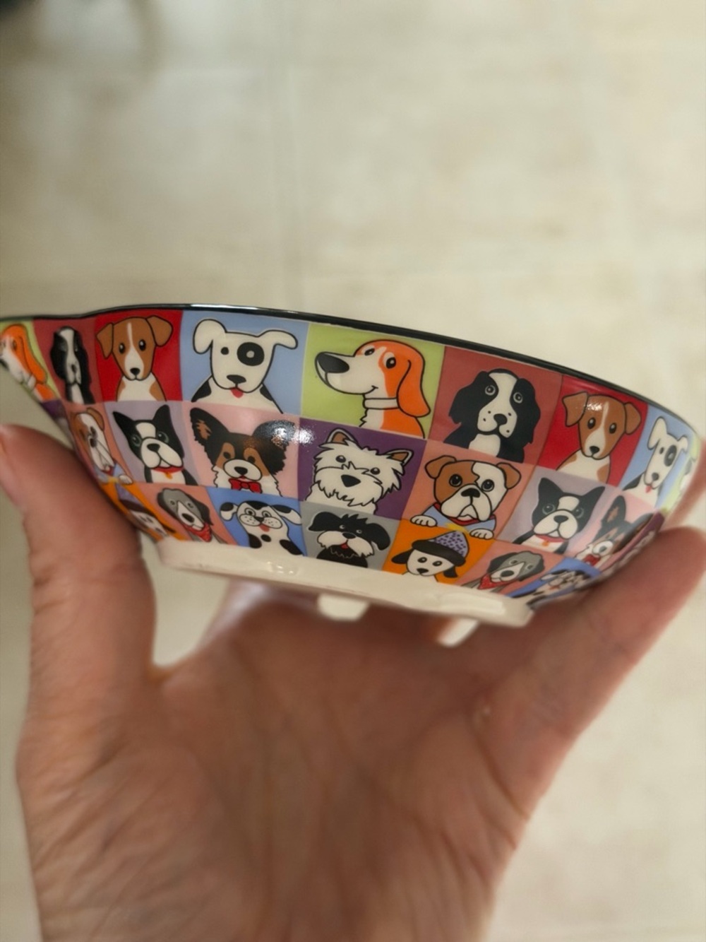 Multicolor Dog Pattern Ceramic measuring cup Set - Picture 11 of 16
